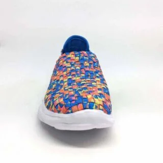 DEPORTIVA CON GOMAS CRUZADAS AZUL