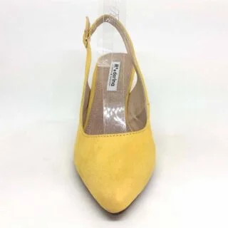 STILETTOS DESTALONADO AMARILLO