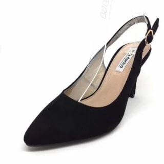 STILETTOS DESTALONADO NEGRO