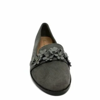 BAILARINAS FLORES GRIS