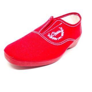 Zapatilla classic con cuña y elásticos en el empeine 25 alcalde 70001