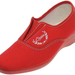 Zapatilla classic con cuña y elásticos en el empeine 24 alcalde 70002