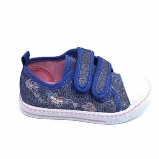 Zapatilla de lona y putera de goma estilo basket rosa 14 c angel k16nina5