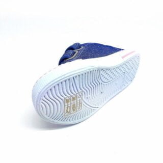 Zapatilla de lona y putera de goma estilo basket rosa 16 c angel k16nina7