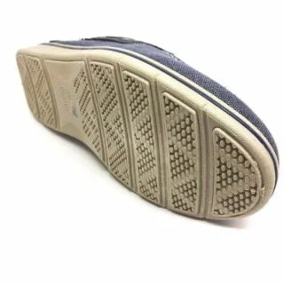 Alternative view of Deportiva casual con elásticos marino