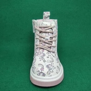 Alternative view of Bota estilo militar estampados de unicornios