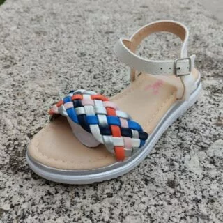 Alternative view of Sandalia pulsera con hebilla y pala trenzada