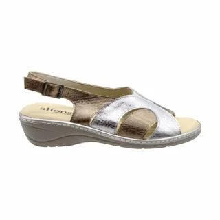 Sandalia ancho especial y pulsera talonera con goma en el empeine