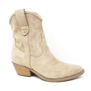 Botín cowboy Niko Amore con tacón cubano 5cm