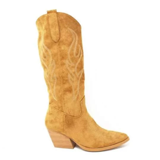 Bota cowboy Niko Amore con tacón cubano 5cm