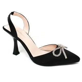 Stilettos de salón destalonados Niko Amore con pulsera y tacón cuadrado 9cm