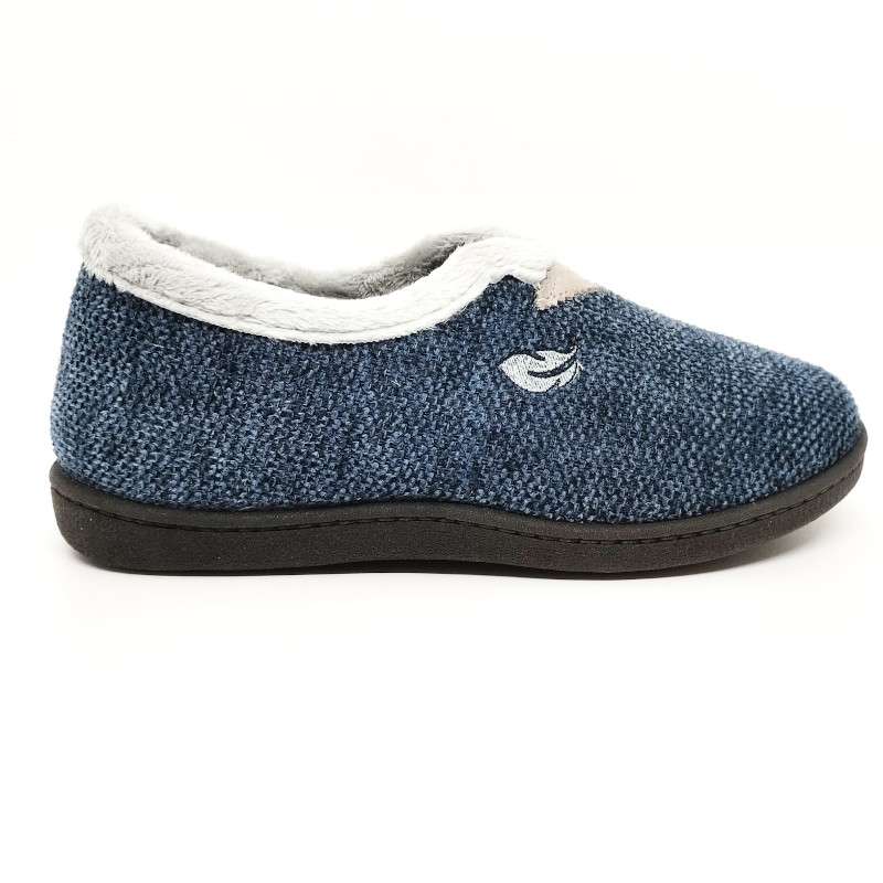 PLUMAFLEX Scarpe Da Casa Donna Cappuccetto E Lupo, Grigio, Con Soletta In Memory Foam Rimovibile, Made In Spain