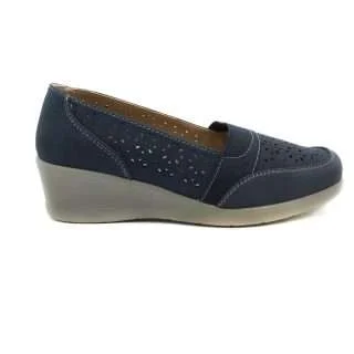 Zapato mocasín ancho especial cuña 4cm Yameiji zsb153