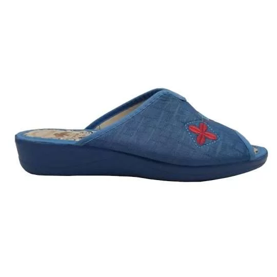Zapatilla chinela o destalonada con cuña 3 cm Alcalde-5708-5921