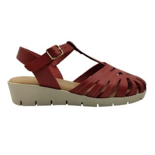 Sandalia P-Mila Polar con 3 cm de cuña Lorena Massó 830