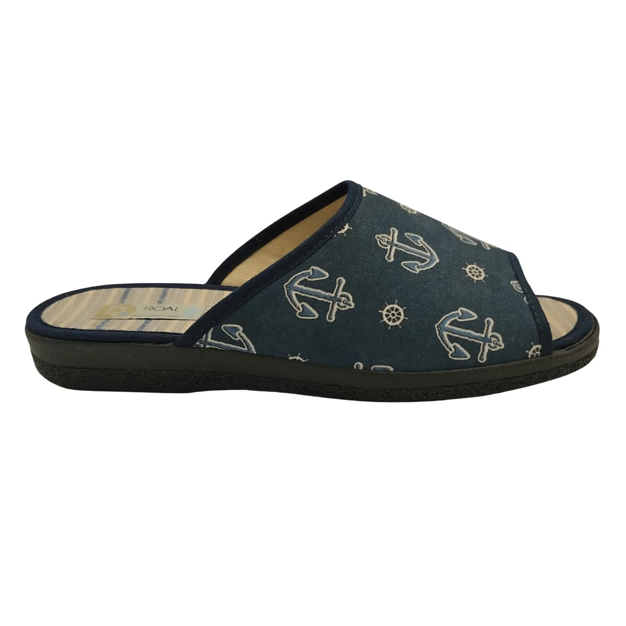 Zapatilla chinela o destalonada plana Plumaflex 885