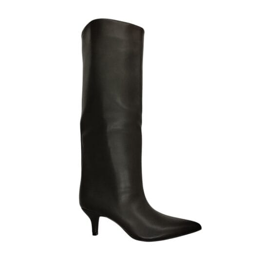 Bota alta rodillera tacón 6 cm Ideal Shoes 2526
