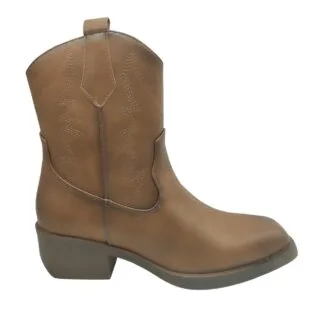 Botín cowboy y tacón cubano QH A8001