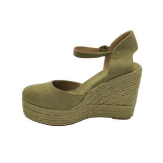 Alternative view of Valenciana con pulsera al tobillo con cuña 10cm y plataforma 3cm Buonarotti CF5319