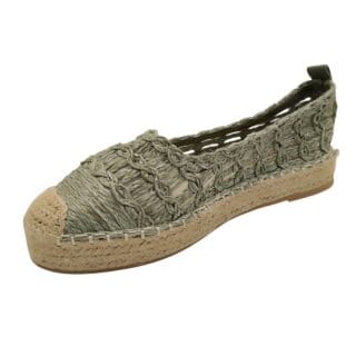 Alternative view of Alpargatas de lino doble suela Niko Amore 9977