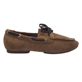 Mocasín con cordones plano barefoot Cereza P145