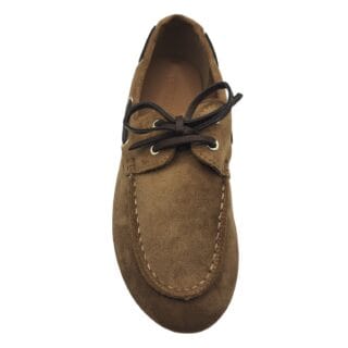 Mocasín con cordones plano barefoot Cereza P145 - Imagen 4