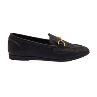 Zapato mocasín plano con adorno dorado Corina M6646 - Imagen 5