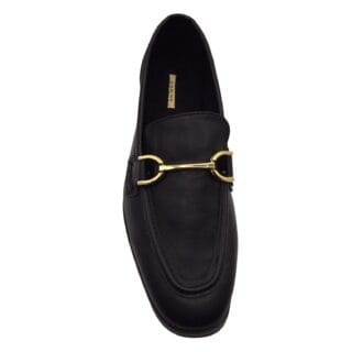 Zapato mocasín plano con adorno dorado Corina M6646 - Imagen 8