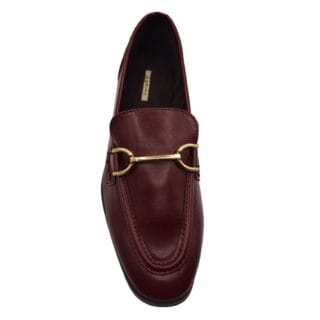 Zapato mocasín plano con adorno dorado Corina M6646 - Imagen 4